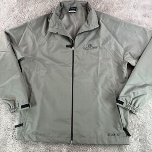 Nike Golf Storm-FIT 10 Jacket Men's Medium Gray Full Zip Windbreaker Waterproof
